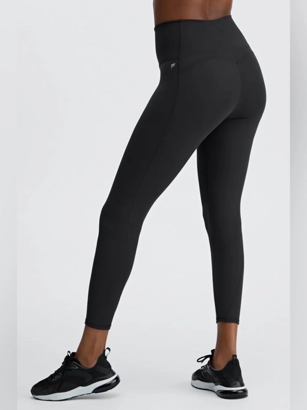 Fabletics Oasis PureLux Ultra High Waisted 7/8 Black Athletic Leggings Sz XL